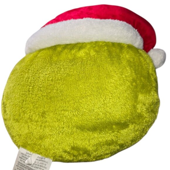 Dr. Seuss How The Grinch Stole Christmas Face Throw Plush PILLOW NWT 2023 - Picture 3 of 5